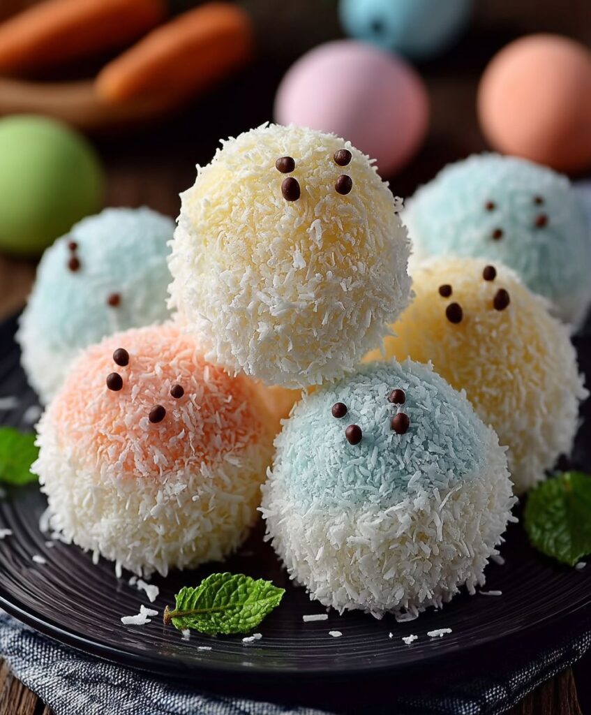 Spring Festival Bunny Coconut Tails – Easy No-Bake Spring Festival Treat