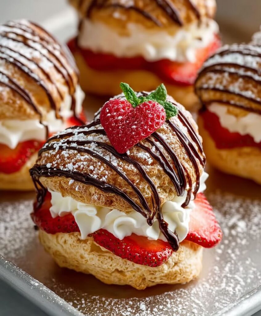 Strawberry Cream Puffs: A Delicate and Delicious Dessert for Any Occasion