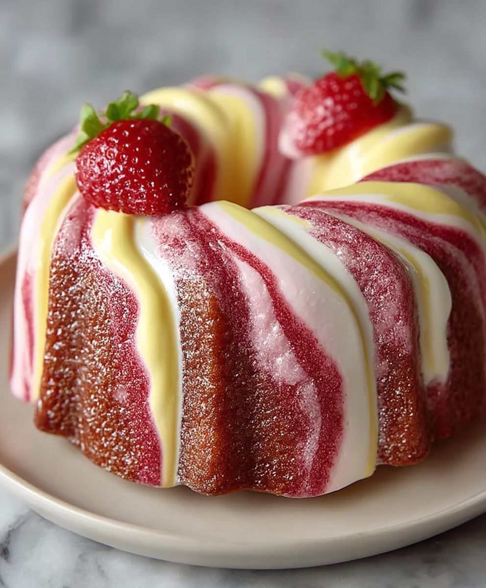 Strawberry Milkshake Pound Cake: A Deliciously Moist Recipe