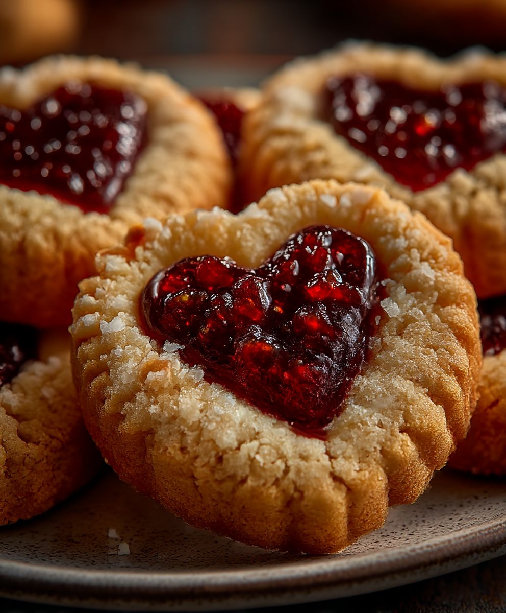 Thumbprint Heart Cookies Recipe - Winter Cookies image 2