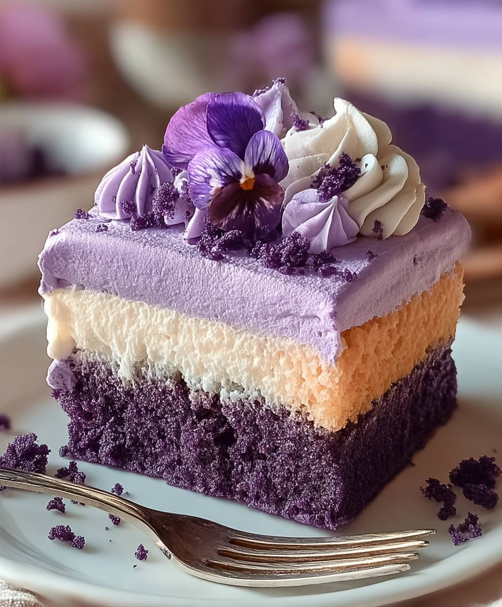 Ube Tres Leches Cake | Creamy Moist Filipino Dessert image 2