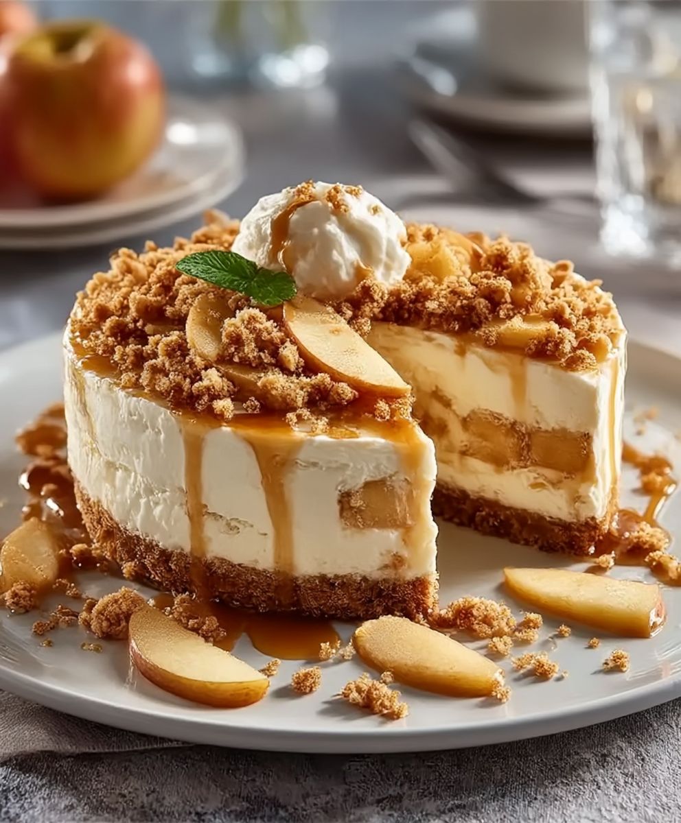 Apple Crumble Cheesecake image 2