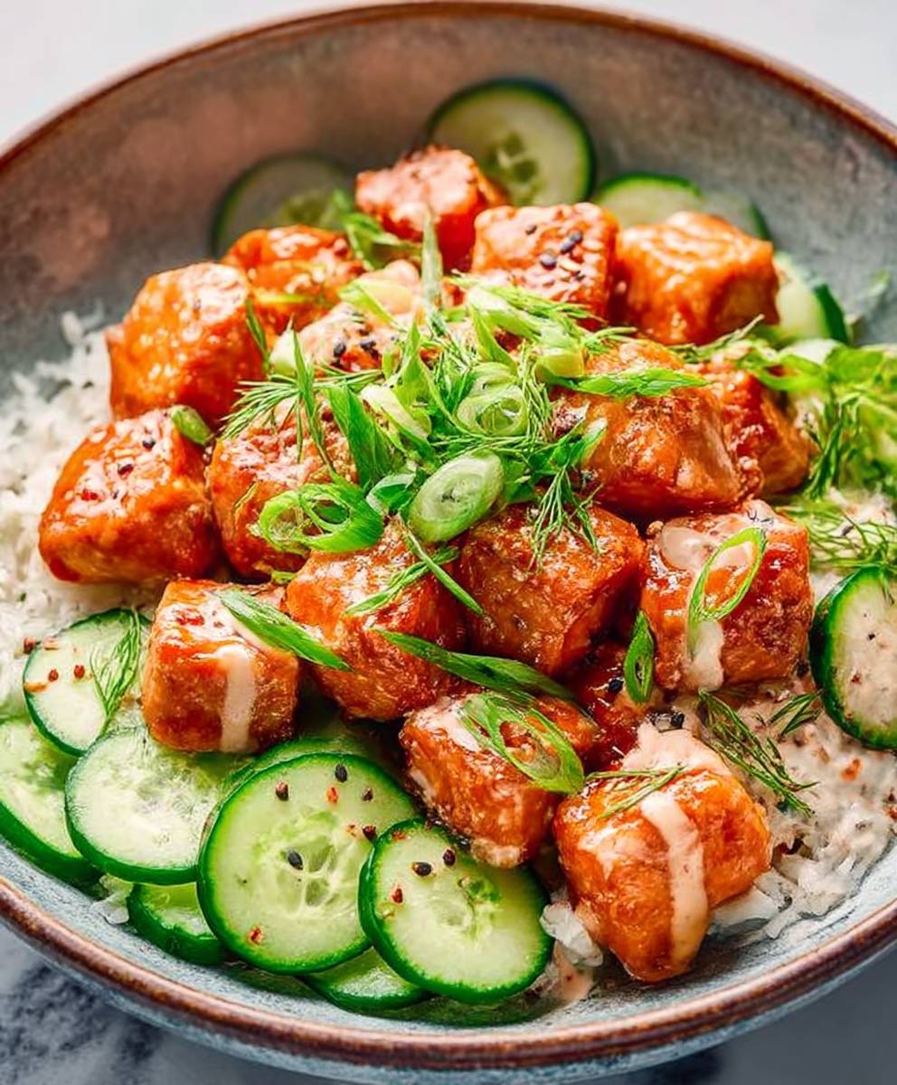 Bang Bang Salmon Bites Bowl image 2