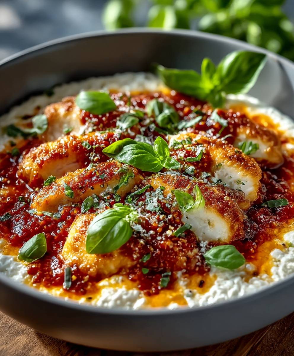 Cottage Cheese Chicken Parm Bowl image 2