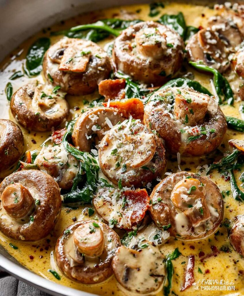 Creamy Garlic Butter Mushrooms – A Quick and Flavorful Side Dish