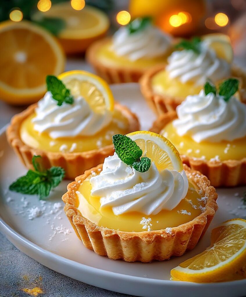 Cute Mini Lemon Curd Tarts | Mothers Day Baking Ideas