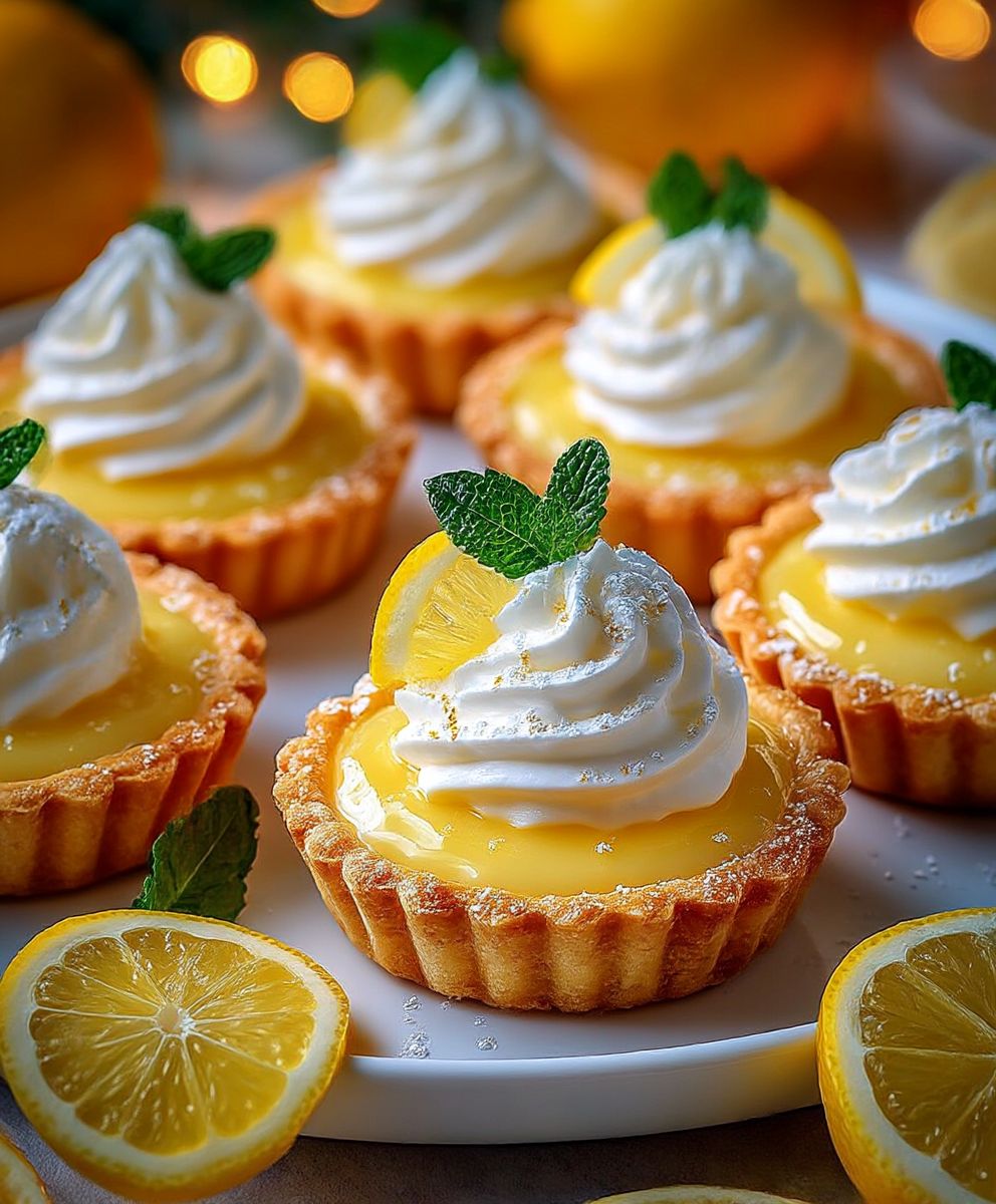 Cute Mini Lemon Curd Tarts | Mothers Day Baking Ideas image 2