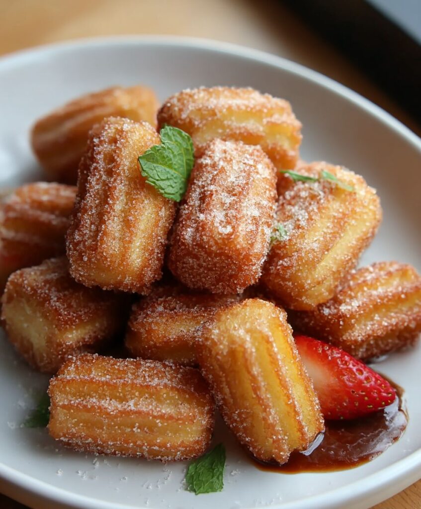 Healthy Air Fryer Churro Bites