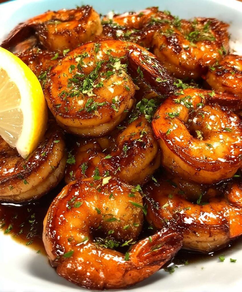High-Protein Honey Garlic Shrimp