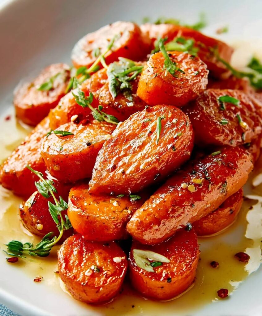 Honey Butter Glazed Carrots – A Sweet and Savory Side Dish Everyone Loves