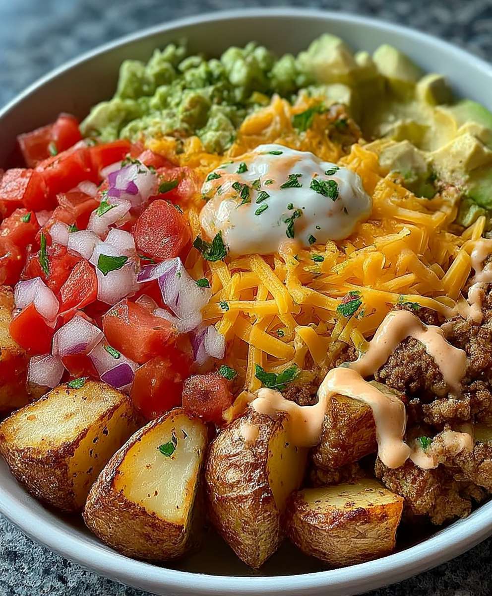 Loaded Potato Taco Bowl – Hearty Meal Prep Delight image 2