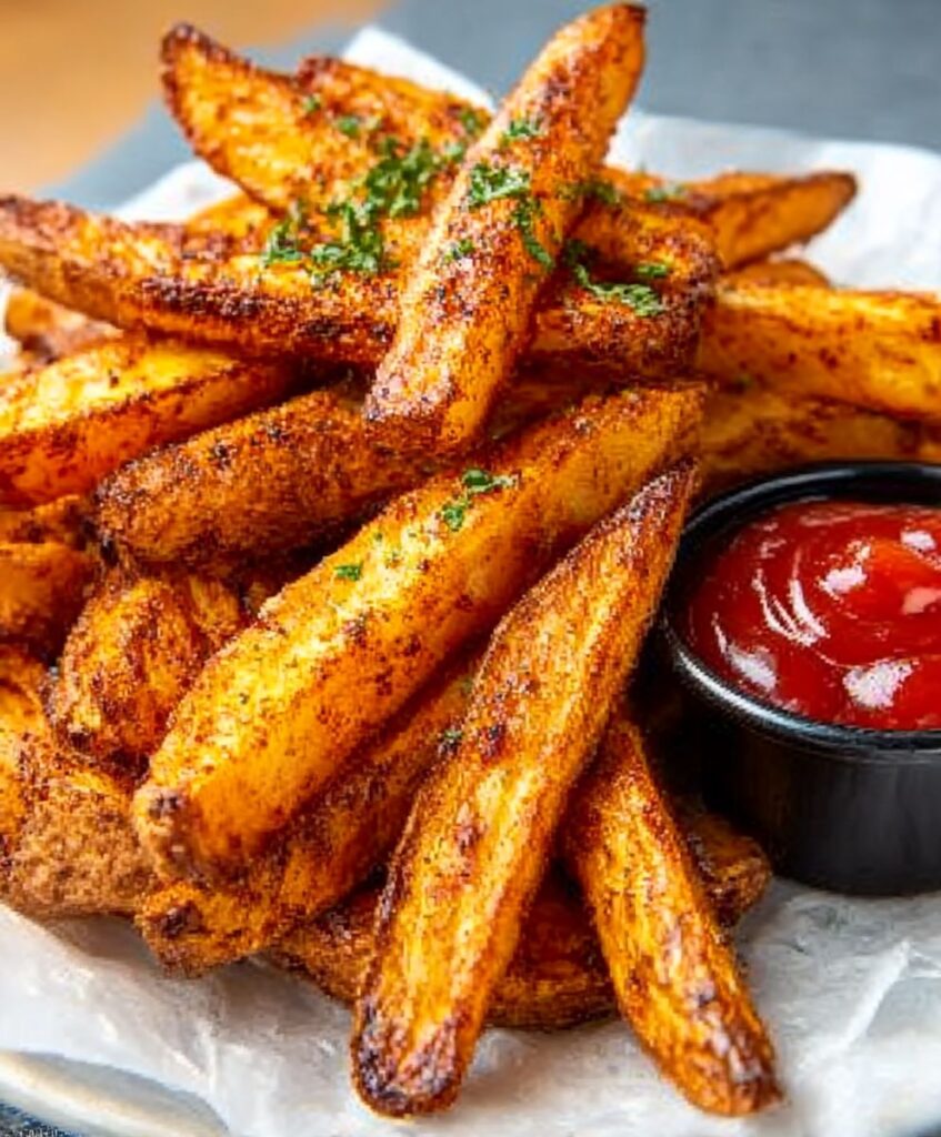 Oven Baked Cajun Potato Wedges – Crispy, Spicy, and Irresistible