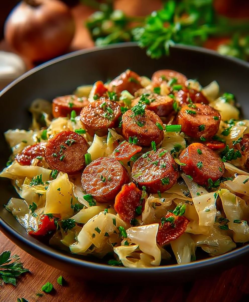 Sausage and Cabbage Stir Fry – 30-Minute Recipe image 2