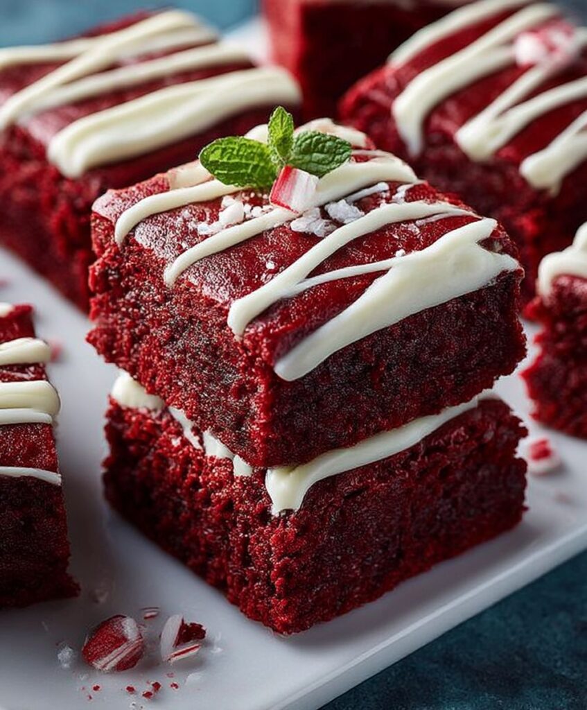 Sweet Red Velvet Brownie Bites