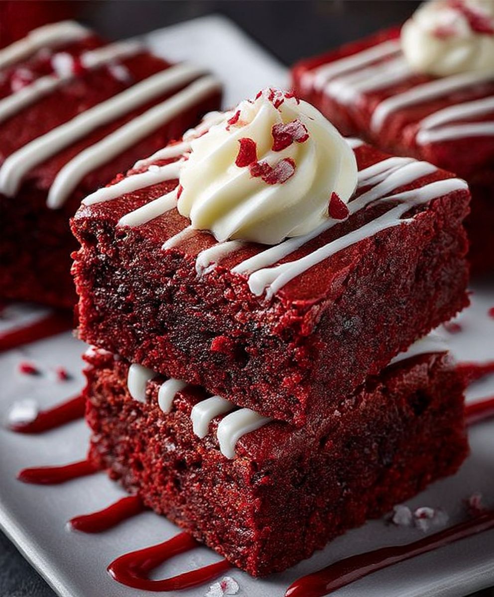 Sweet Red Velvet Brownie Bites image 2