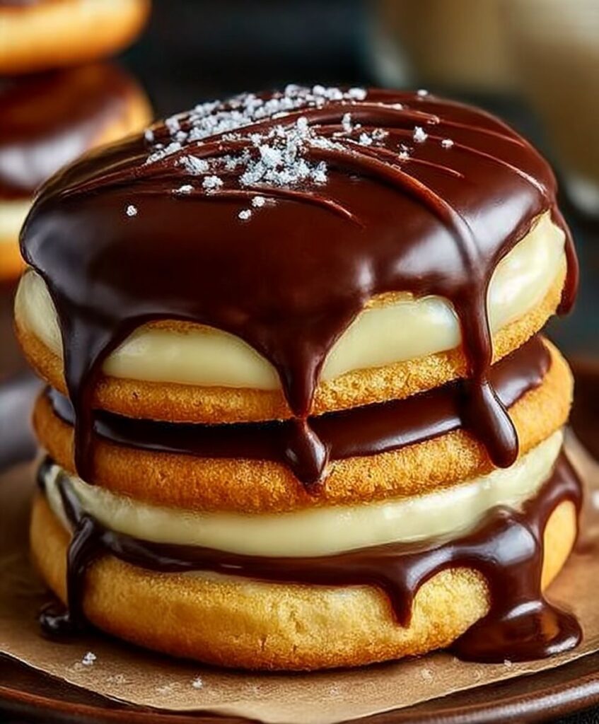 The Best Boston Cream Pie Cookie Dessert