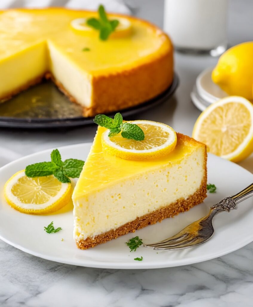 Ultimate Creamy Lemon Cheesecake