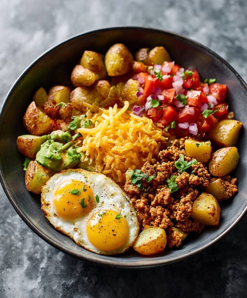 oaded Potato Taco Bowl | Hearty Meal Prep Recipe